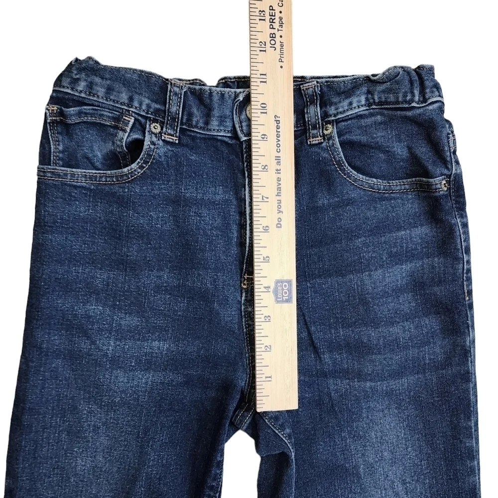 Old Navy Girls Straight Leg Flex Jeans Medium Wash Blue - 16